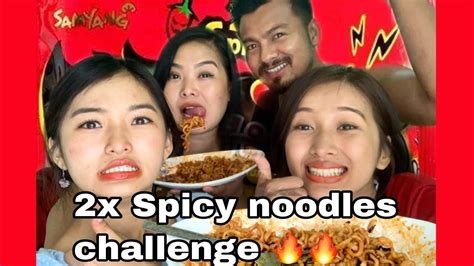 Spicy noodles challenge🔥 - YouTube