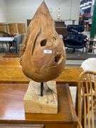 Modern Wood Sculpture - Dixon's Auction at Crumpton