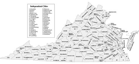 Map_of_Virginia_Counties_and_Independent_Cities - EXECUTIVE REALTY, INC