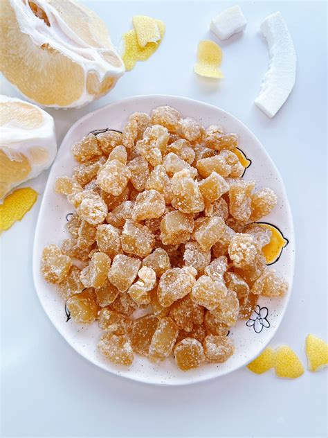 Candied Grapefruit Peel (or Pomelo Peel) | Easy Sweet Recipes