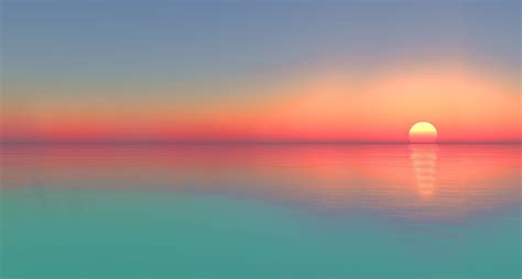 4k Wallpaper Ocean Sunset