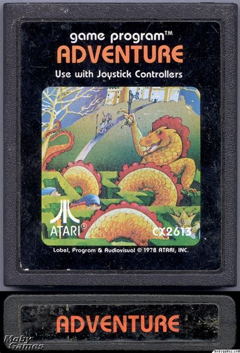 Adventure for Atari | Atari video games, Vintage video games, Vintage games