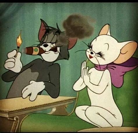 Have a cigar Tom. | Tom and jerry cartoon, Vintage cartoon, Cartoon pics