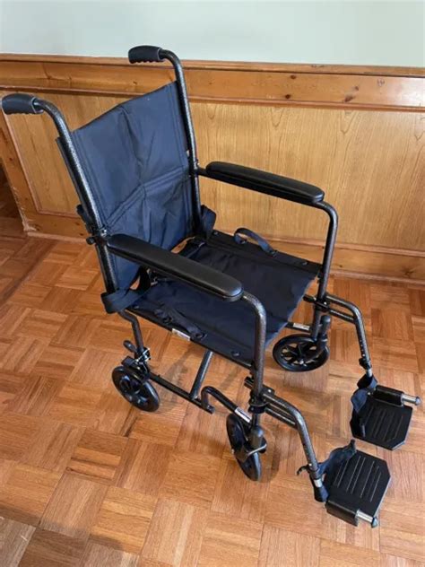 DRIVE MEDICAL LIGHTWEIGHT Steel Transport Wheelchair $50.00 - PicClick