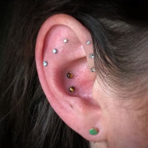 The Edgy Cartilage Piercing - 60 Best Ideas & Rules[2019]