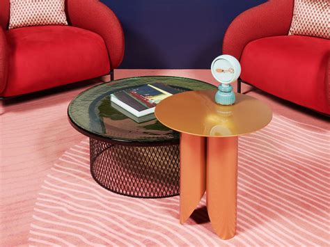 TROIE | Round coffee table By Cider Edition design Maxence Boisseau