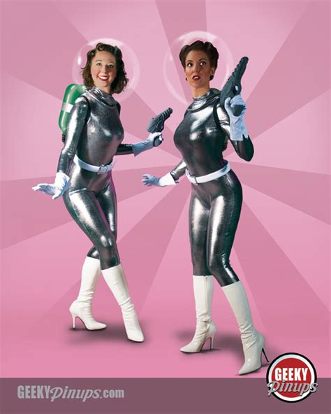 50's Sci Fi Girls by GeekyPinups on DeviantArt