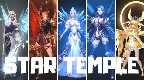 League of Angels III All Star Temple Characters - YouTube