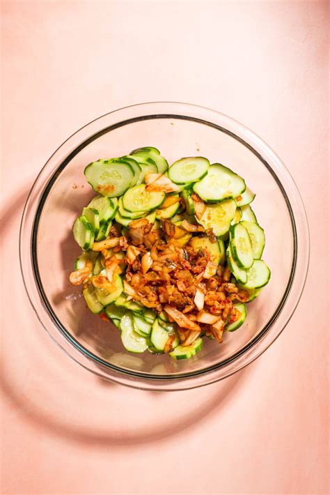 Kimchi Cucumber Salad - The New Baguette