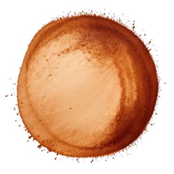 Round Coffee Powder Stains Isolated, Isolated, Brown, Powder PNG Transparent Image and Clipart ...