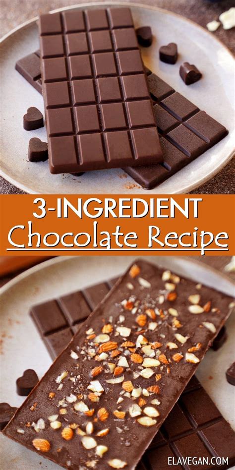 Homemade Milk Chocolate, Coconut Milk Chocolate, Chocolate Bar Recipe ...