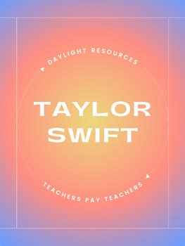 Dr. Taylor Alison Swift - Cardigan Lyrics by Daylight Resources | TPT
