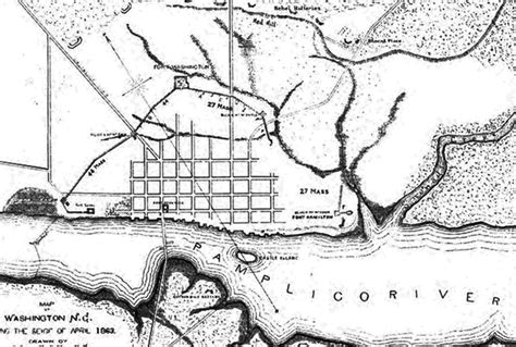 1863 Washington NC Map