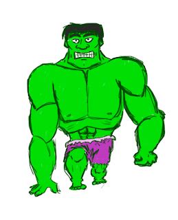 Seventh Inning Sketch: Hulk SMASH!