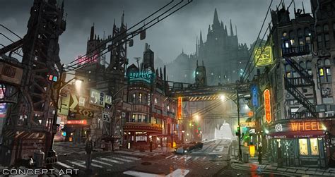 Midgar Sector 8 Art - Final Fantasy VII Remake Art Gallery