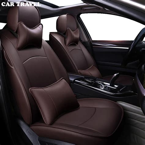 CAR TRAVEL Custom real leather car seat cover for smart forfour smart ...