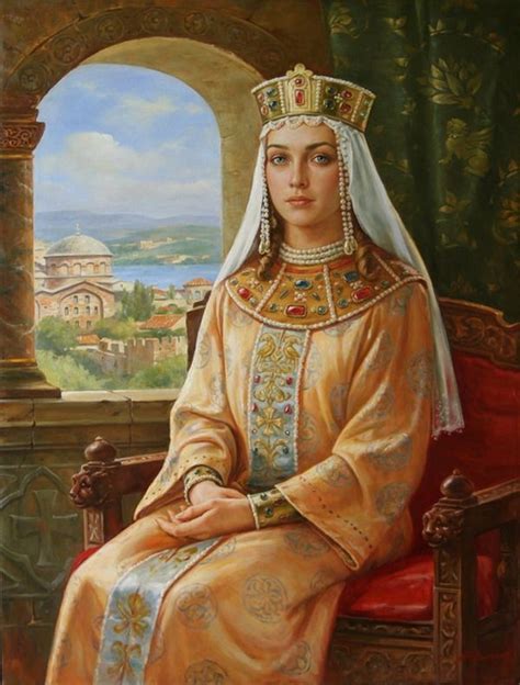 Girl from the 11th century ☺. ☺ ☻ Byzantine Empire, Byzantine Art, Russian Folk, Russian Art ...