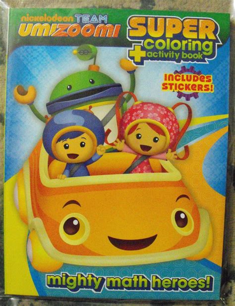 Amazon.com: Team Umizoomi 144pg Coloring and Activity Book with Stickers.: Toys & Games | Book ...