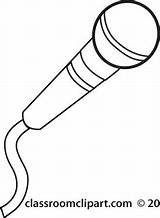 Real Microphone Coloring Pages sketch template