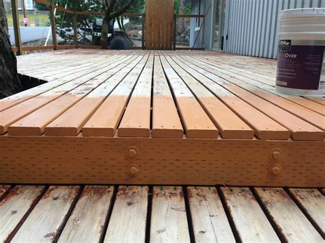 Before, After, Mac & Cheese: Deck Staining - Behr Deckover