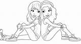Two Best Friends Coloring Pages At GetColoringscom  Free Printable sketch template