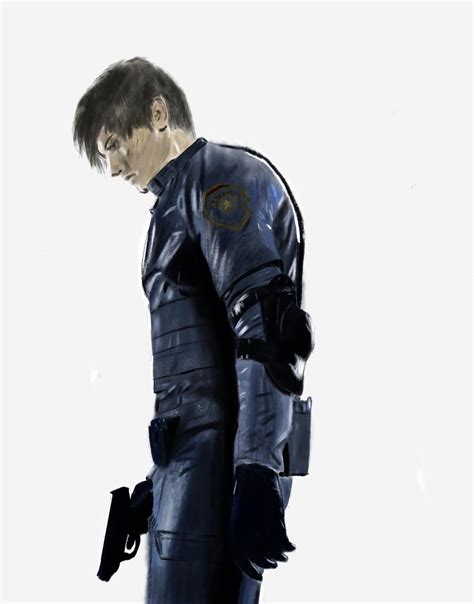 Leon kennedy from resident evil 2 remake : r/fanart