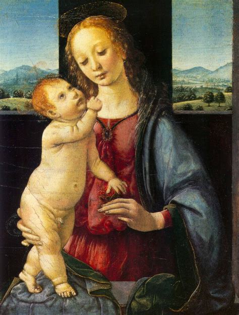 Art History Timelines: Leonardo da Vinci, The Dreyfus Madonna - | Da vinci painting, Da vinci ...