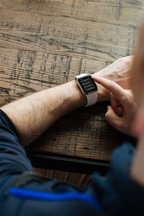 apple, watch, wood desk, Apple Watch, Wood, Desk, technology, human ...