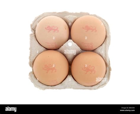 Carton of Organic Eggs Stock Photo - Alamy