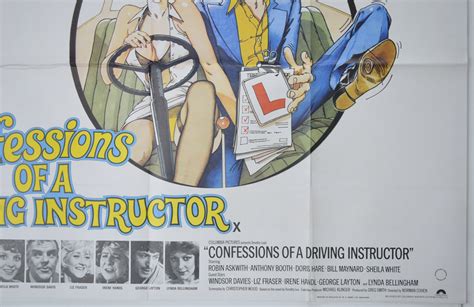 CONFESSIONS OF A DRIVING INSTRUCTOR (1976) Original Cinema Quad Movie Poster | eBay