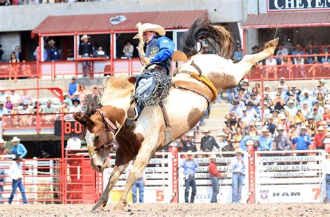 Stetson Wright wins saddle bronc, all-around titles Cheyenne Frontier Days