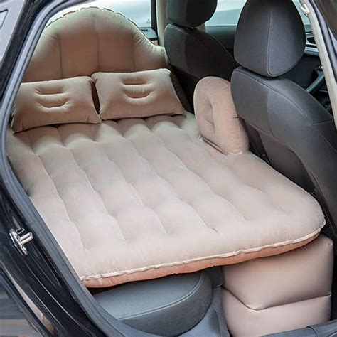 NEX Car Inflatable Mattress Camping Air Bed Car Mobile Cushion Inflation Back Seat Extended ...