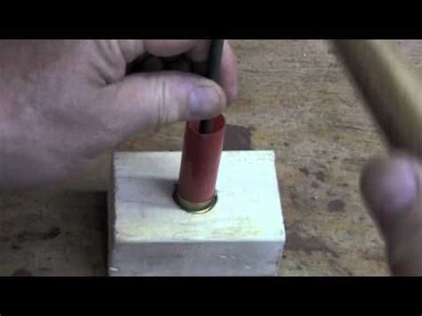 Shotshell reloading without a press - part 3 using antique tools.mov | Shotshell reloading ...