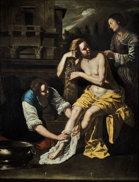 ARTEMISIA GENTILESCHI | BATHSHEBA AT HER BATH | Master Paintings Evening Sale | Old Master ...