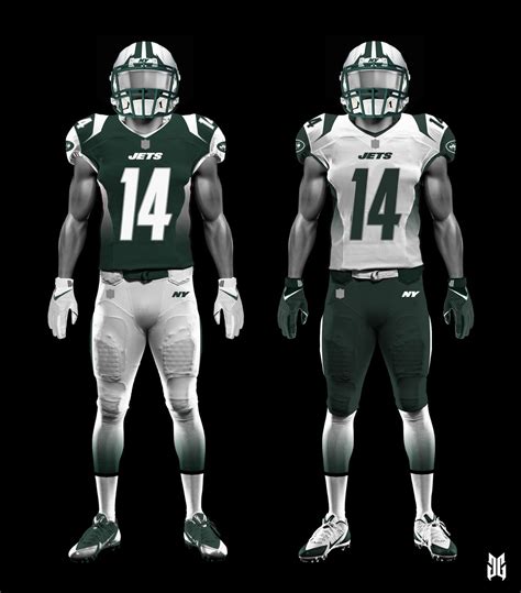 New Jets uniforms designed by fans of the team - Gang Green Nation