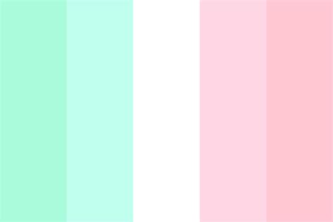 Mint and Pink Color Palette