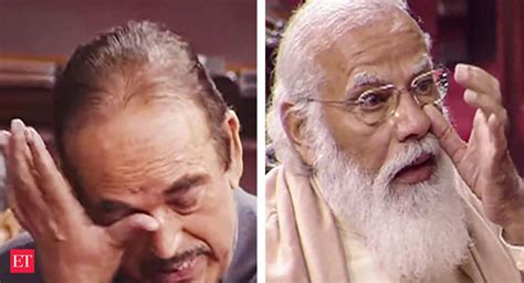 Those who know me became emotional: Ghulam Nabi Azad on PM Modi's tearful speech - The Economic ...