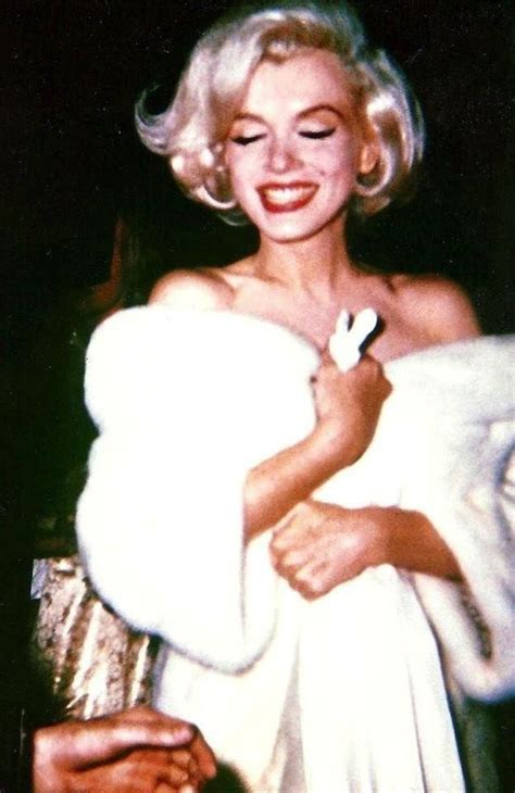 Marilyn Monroe upon her arrival at Madison Square Garden for John Kennedy's birthday gala, May ...