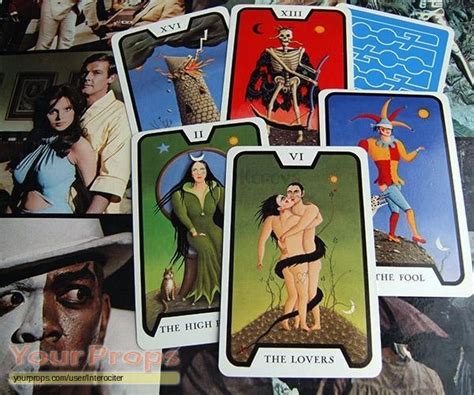 James Bond: Live and let Die Original Fergus Hall tarot cards (complete ...