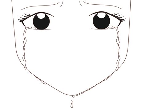 Anime Girl Crying Eyes Drawing | Sexiz Pix