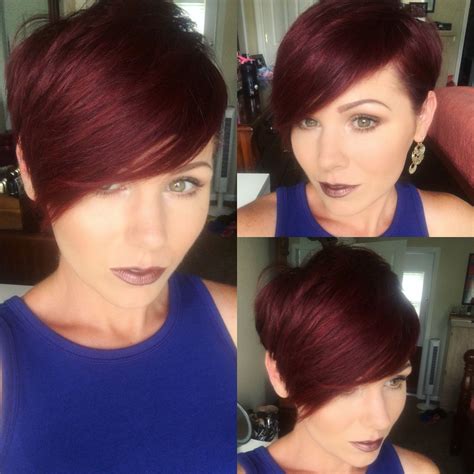 Redhair #pixie Haircut And Color, Hair Color And Cut, Red Blonde Hair, Short Hair Pixie Cuts ...