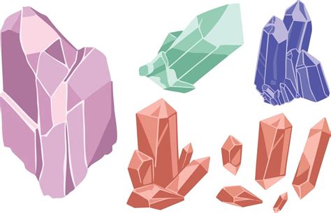 magic crystals gems and game drawing symbol 10769370 Vector Art at Vecteezy