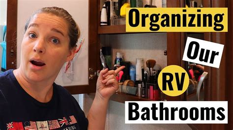 RV Organization//RV Bathroom Storage Ideas - YouTube