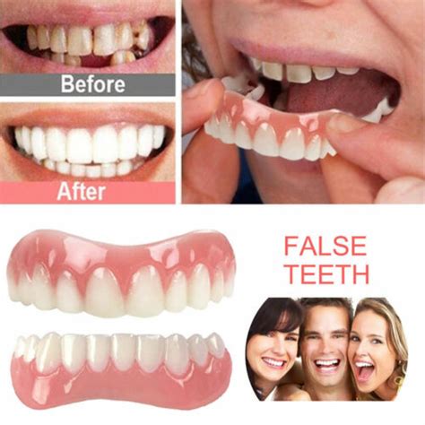 Veneers False teeth snap on instant Smile veneers Cosmetic Teeth ...