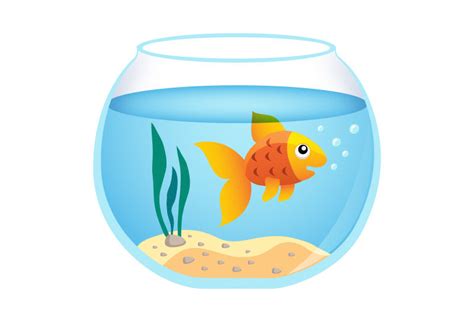 Goldfish Aquarium Free Vector Illustration by superawesomevectors on DeviantArt