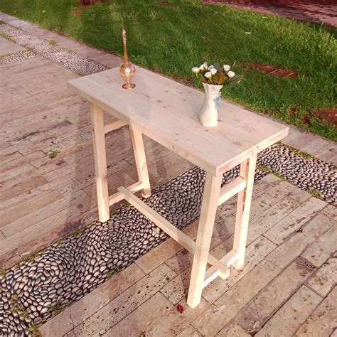 Console/sofa/entrway Table Rustic Custom Reclaimed Wood/wooden/solid/edge/slab Luxury/side/foyer ...