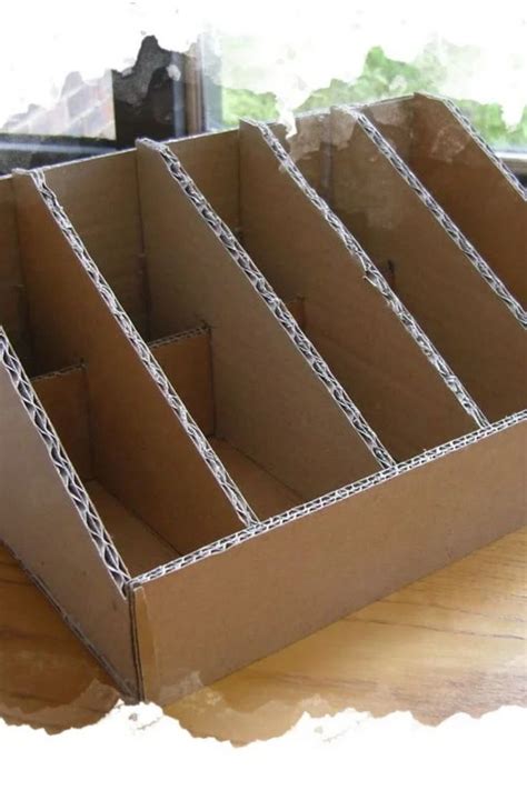 ORGANIZERS FOR STORAGE FROM CARDBOARD | Diy cardboard furniture, Cardboard box storage ...