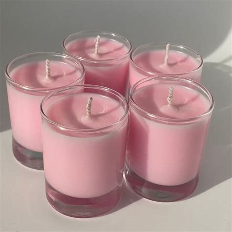 Pink Lemon Drop Mini Candles - Etsy Canada