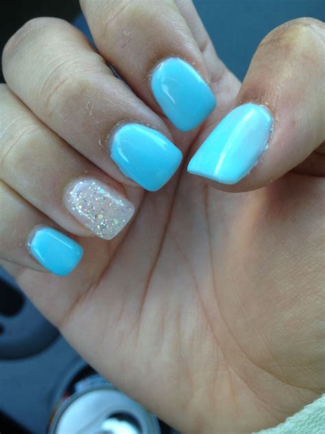 NAILPHOTOS.XYZ | Blue gel nails, Gel manicure, Acrylic nails light blue