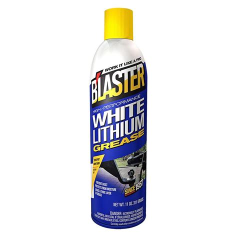 Blaster 11 oz. High-Performance White Lithium Grease-16-LG - The Home Depot